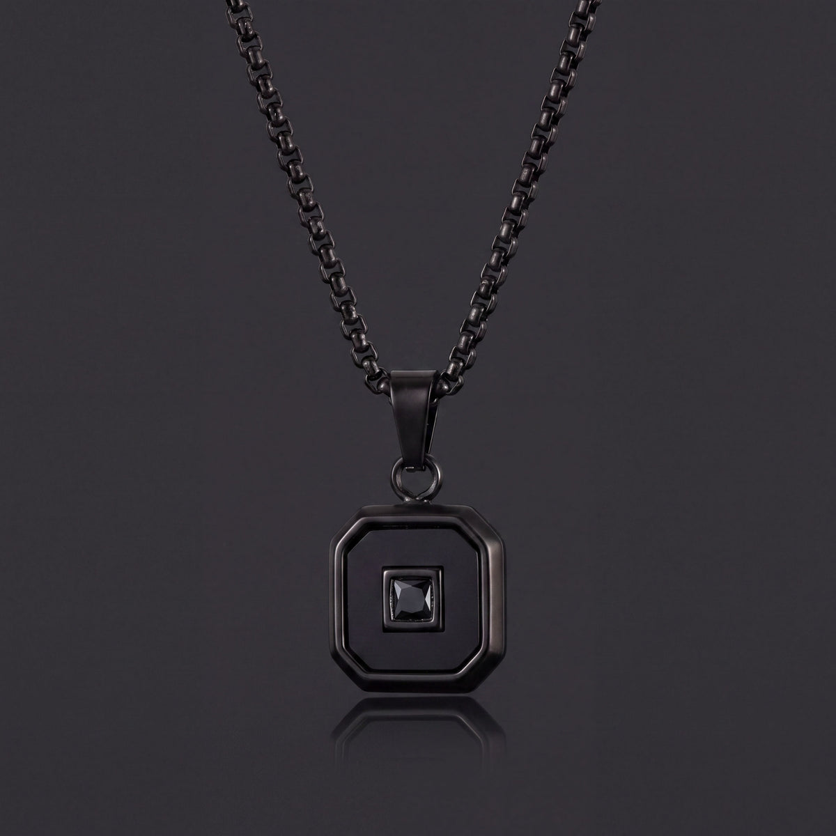 Onyx Bezel Pendant