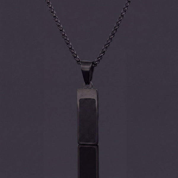 Shadow Bar Pendant, men's pendant necklace by MythologyTitans – view 1