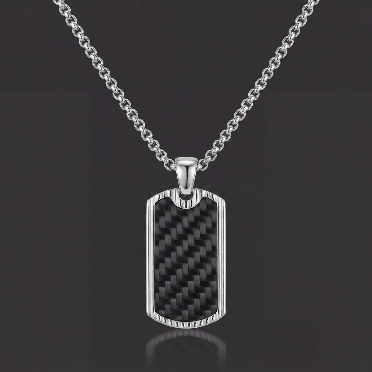 Carbon Fiber Dog Tag