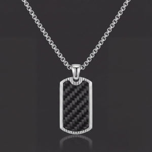 Carbon Fiber Dog Tag