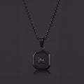 Onyx Bezel Pendant