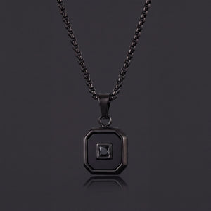 Onyx Bezel Pendant