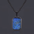 Lapis Tag Pendant