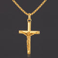 Gold Crucifix Pendant