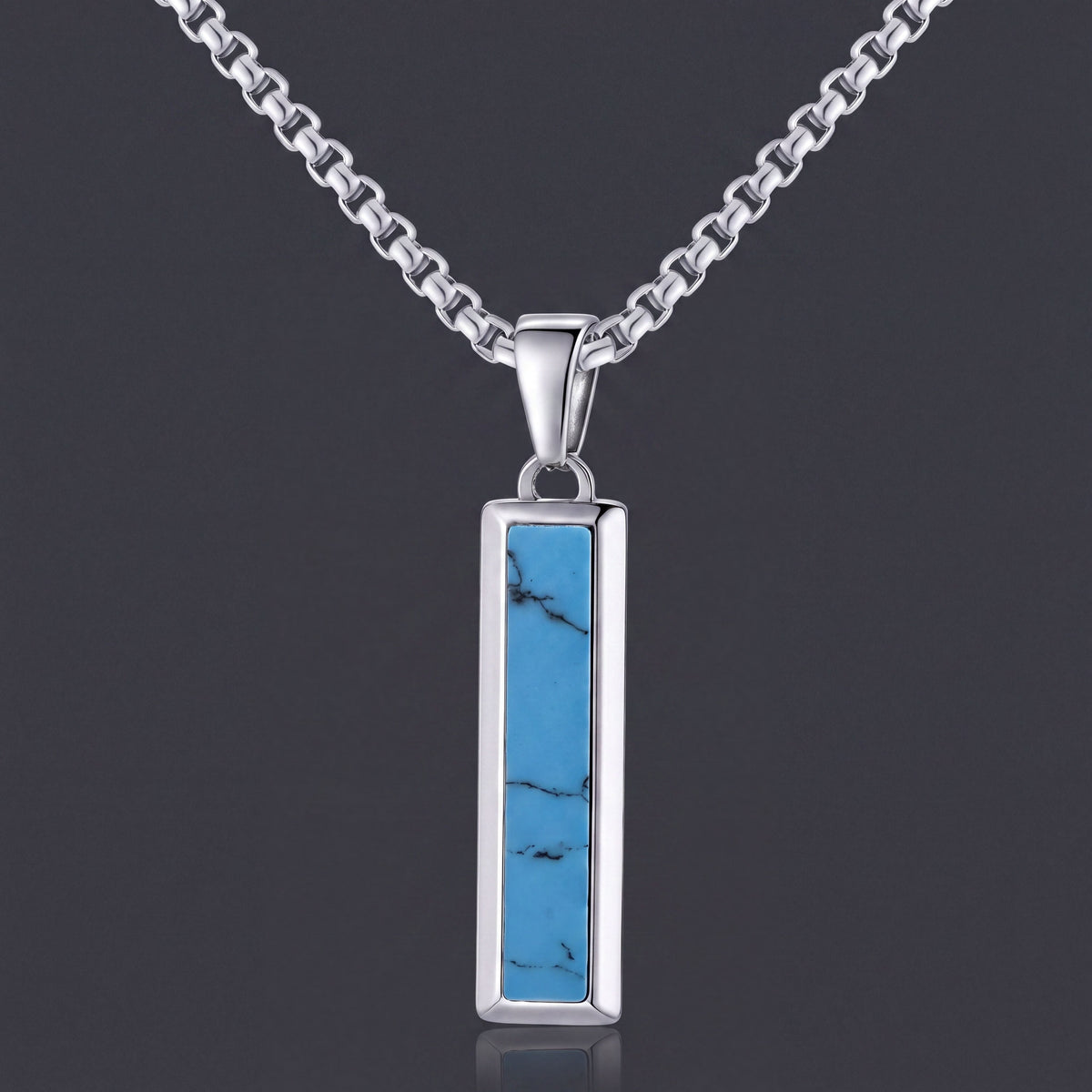 Turquoise Bar Pendant