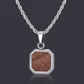 Wood Octagon Tag