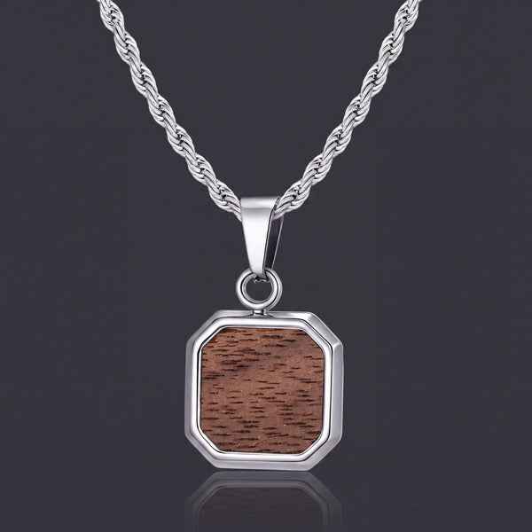Wood Octagon Tag