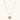 Adjustable brass chain necklace with natural wood heart pendant featuring wire wrapping and zirconia crystal accents