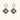 Gold-plated drop earrings with quatrefoil studs, diamond-shaped pendants featuring baroque pearls, turquoise stones, and amber crystals