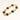 Gold-plated link bracelet with alternating brown tiger's eye stones and white freshwater pearls in ornate bezels.
