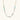 Gold chain necklace with seafoam green quartz cylinders, turquoise beads, and baroque pearl on cream background
