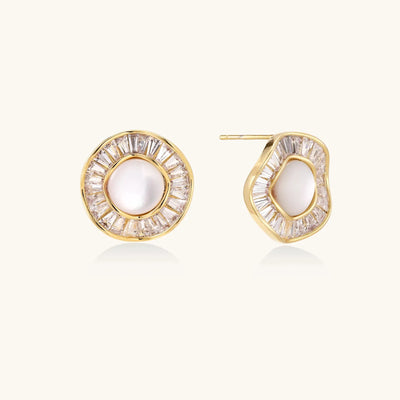 Sunburst Pearl Studs