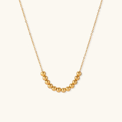 Golden Sphere Necklace