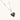 Dark ebony wood heart charms wrapped in intricate silver chains with crystal accents, shown as matching earrings and necklace set.