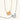 Close-up of a silver-toned molten cube pendant necklace with organic flowing texture on a minimalist chain