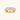 Adjustable gold-plated ring with rectangular cubic zirconia stones in eternity band style on neutral background.