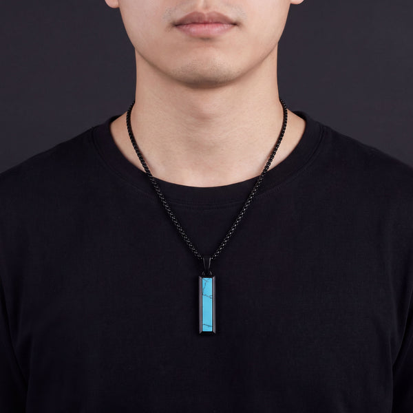 Turquoise Bar Pendant
