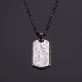 Textured Dog Tag