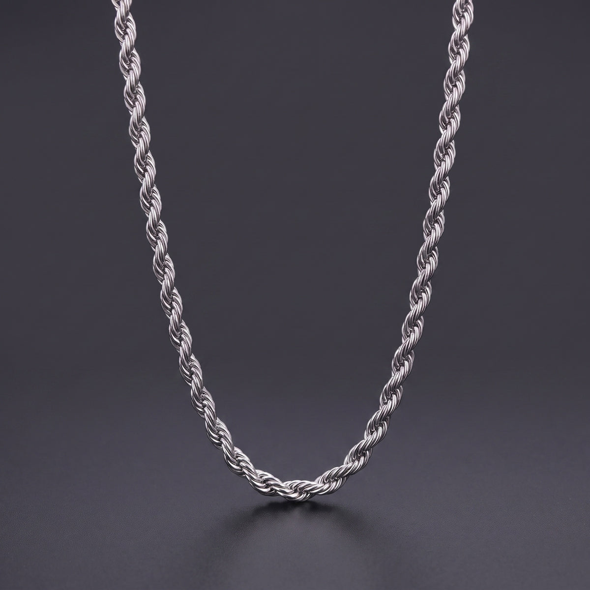 Rope Chain (Silver) 4mm
