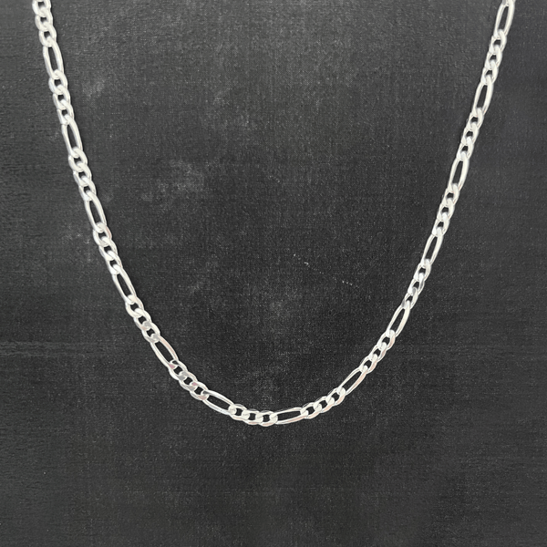 LEGACY - 2MM STERLING SILVER 20" FIGARO CHAIN NECKLACE