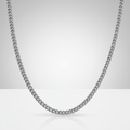 Collier cubain léger en argent sterling VORION - 3,5mm