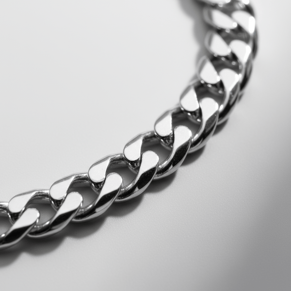 VORION Sterling Silver Light Cuban Necklace - 2mm
